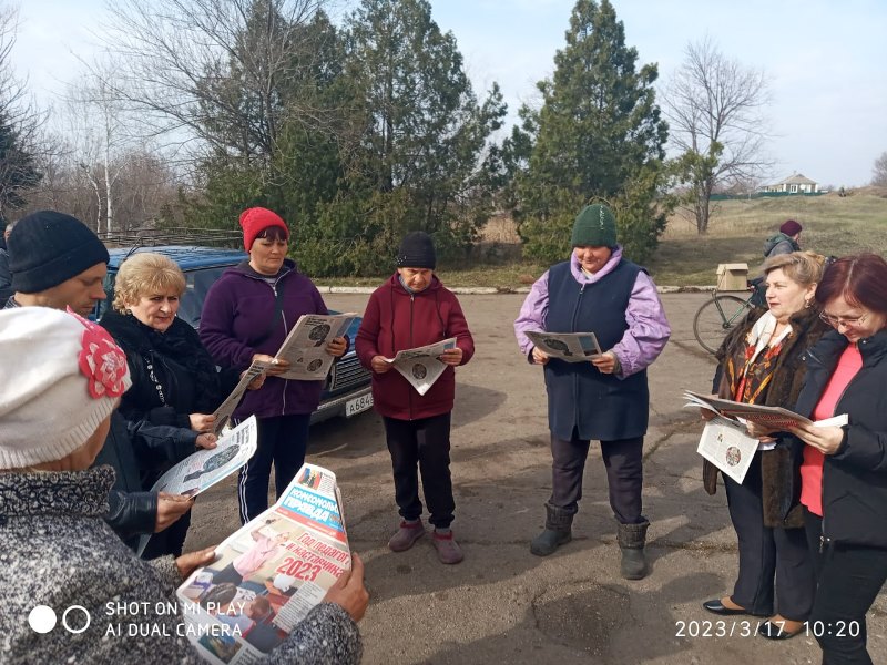 Сход граждан в селе Кумачово.