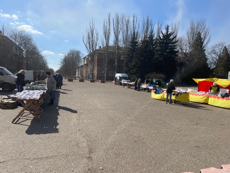 В поселке Новый Свет прошла выездная торговля.