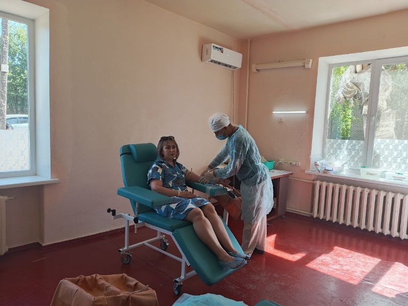В Старобешевском муниципальном округе прошла акция «Сдай кровь – спаси жизнь».