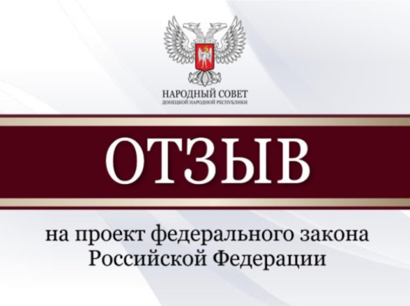 Народный Совет рассмотрел проекты федеральных законов и направит отзывы в Государственную Думу.