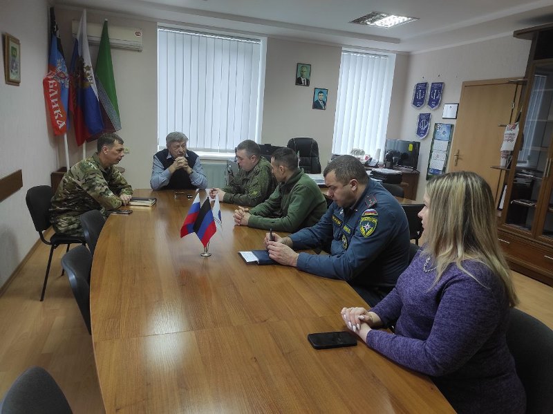 Оперативное совещание с руководителями силовых структур района.