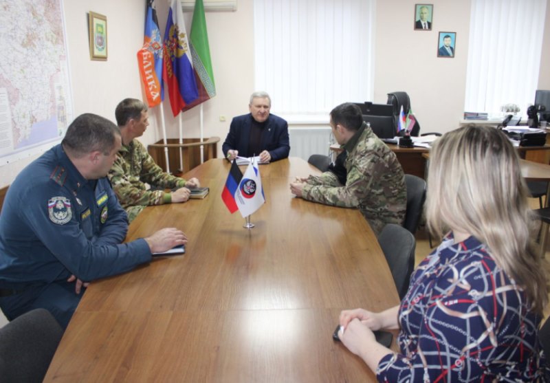 Оперативное совещание с руководителями силовых структур района.