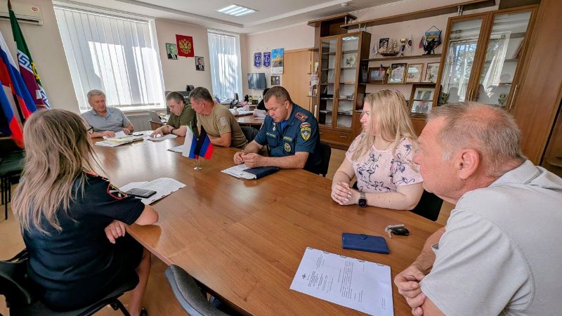 Оперативное совещание с руководителями силовых структур округа.