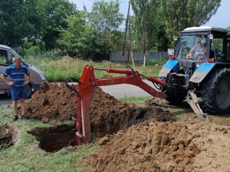 Выполнены ремонтно-восстановительные работы по устранению порывов сетей водоснабжения в селе Солнцево.