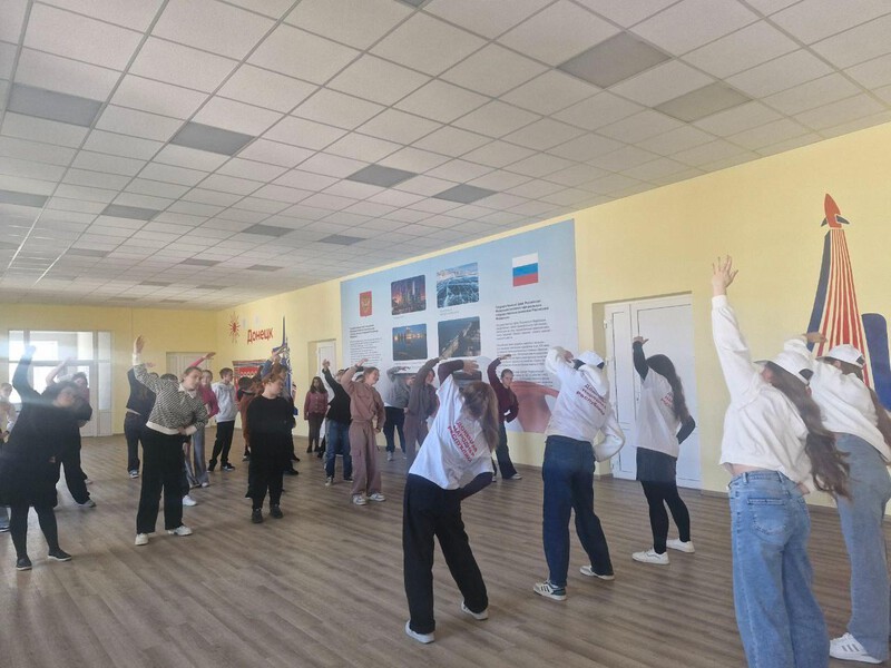 Активисты первичного отделения «Движения Первых» Старобешевского округа поучаствовали в акции «Здоровье в Движении».