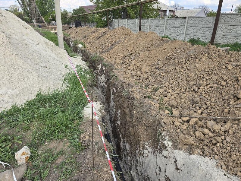 В Старобешево при поддержке Бурятии продолжается ремонт водоводов🛠.