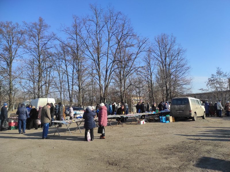 В Старобешево прошла ярмарка.