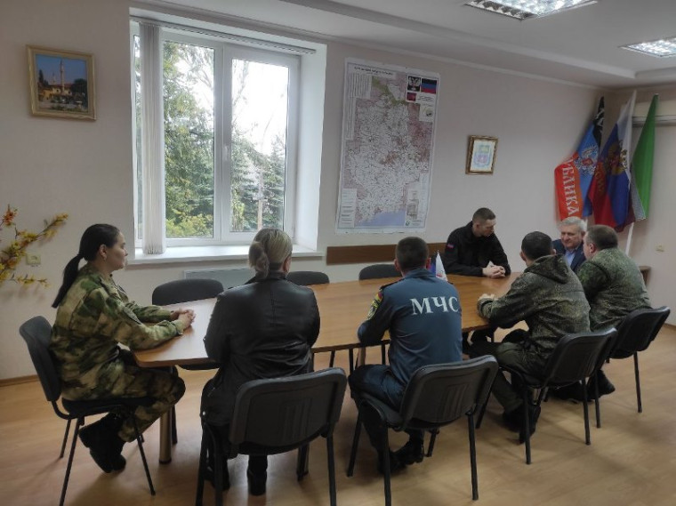 Оперативное совещание с руководителями силовых структур района. Оперативное совещание с руководителями силовых структур района.